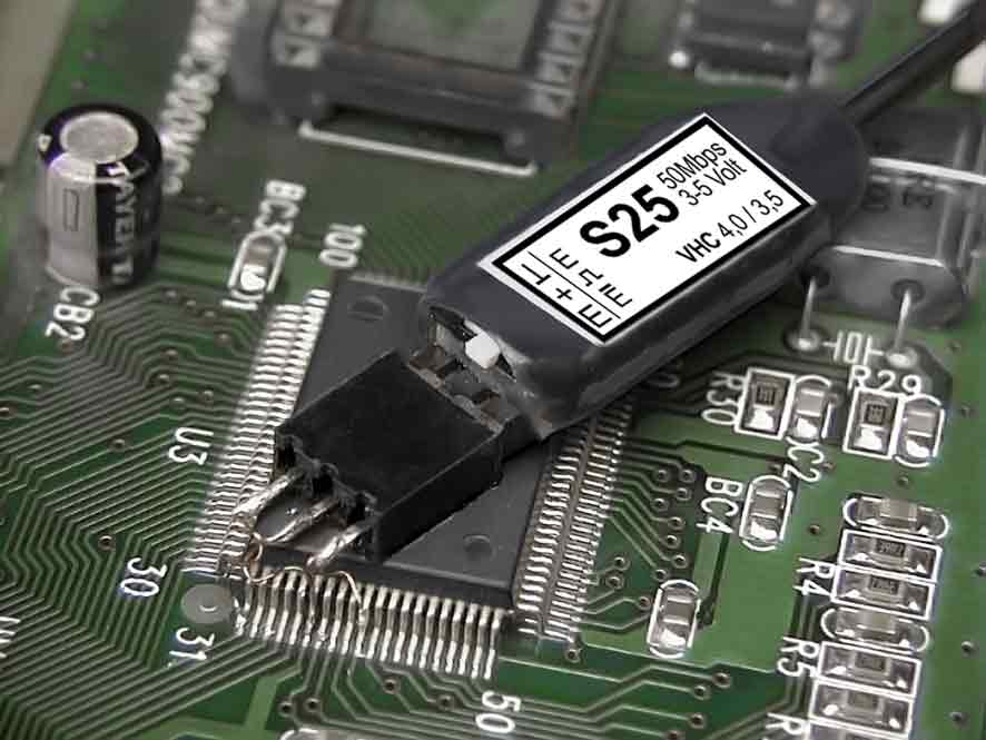 Anwendung mit optischem Sensor S25 im Detail